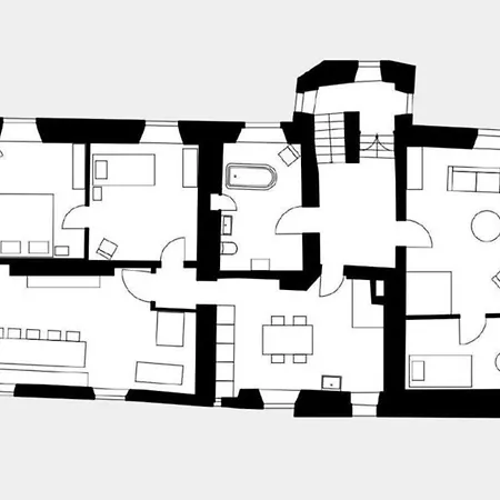 Turalihus Oben 2obergeschoss - Ferien Im Baudenkmal Apartment *